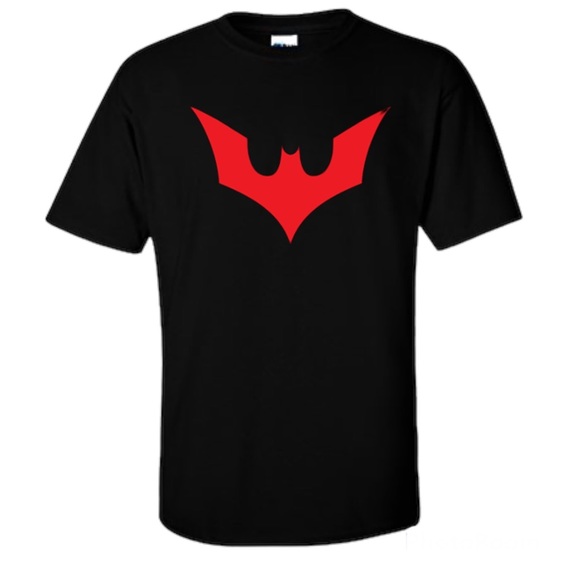 Other - Batman Beyond Logo T-Shirt Black Red Cosplay S - XL